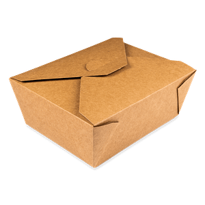 Boîte américaine Kraft de 1360ml