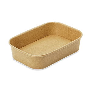 Bol Kraft rectangulaire 500 ml