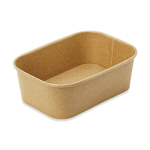 Bol Kraft rectangulaire 800 ml
