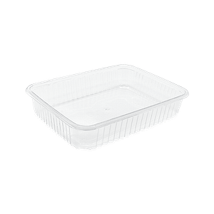 Barquette transportable en polypropylène (PP) de 500 ml, idéale pour plats chauds ou froids, compatible micro-ondes et adaptée à la restauration à emporter