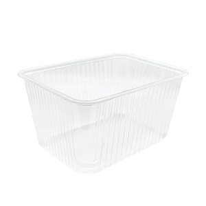 Barquette transportable en polypropylène (PP) de 1500 ml, idéale pour plats chauds ou froids, compatible micro-ondes et adaptée à la restauration à emporter