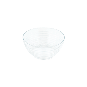 Bol Asie transparent en polystyrène Cristal 8 cl, idéal pour verrines, apéritifs, sauces ou desserts