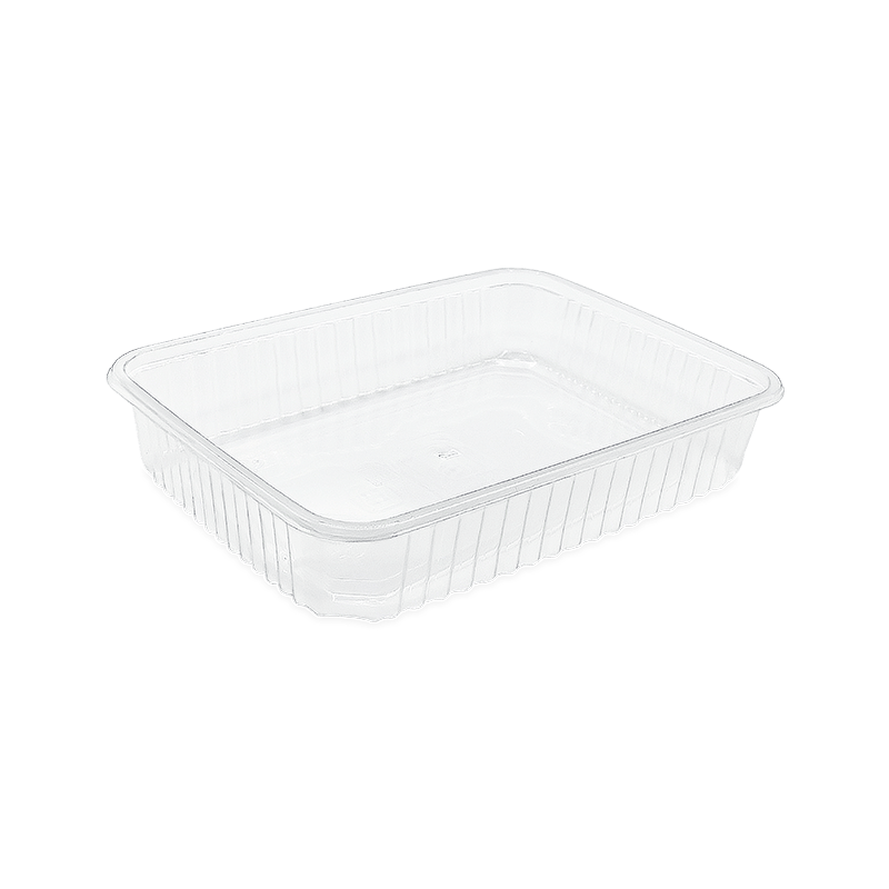 Barquette transportable en polypropylène (PP) de 500 ml, idéale pour plats chauds ou froids, compatible micro-ondes et adaptée à la restauration à emporter