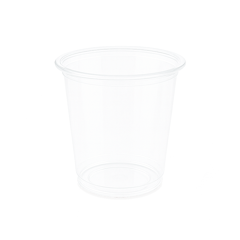 Pot TUSIPACK PET cristal 750 ml transparent, idéal pour portions familiales, salades repas, pâtes ou préparations traiteur, contenant solide, pratique et 100 % recyclable pour la conservation et le transport alimentaire.