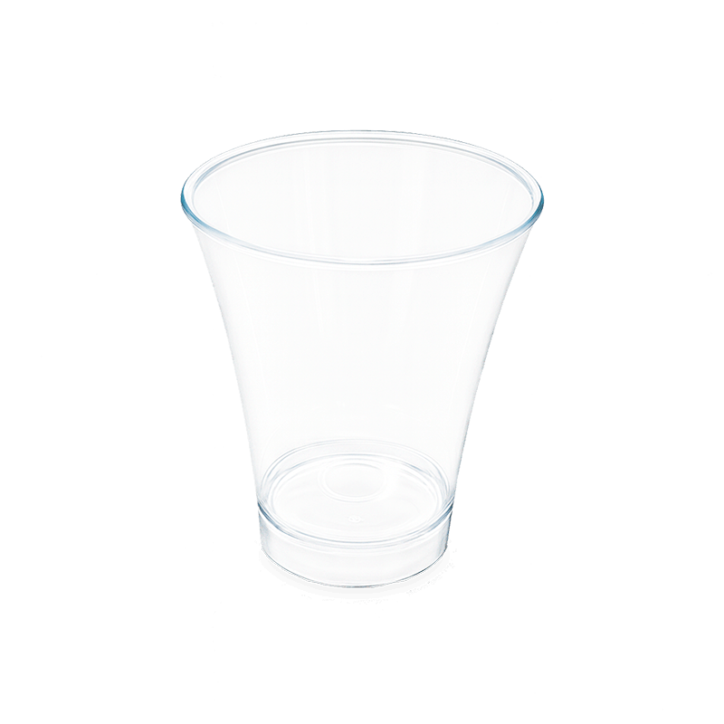 Verre injecté en polystyrène Cristal 15 cl, parfait pour cocktails, apéritifs, boissons froides et réceptions